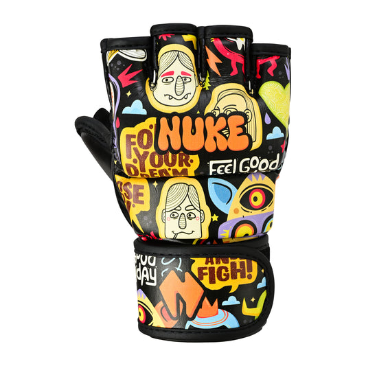 NUKE PRO GEAR KIDS GRAPPLING MMA GLOVES