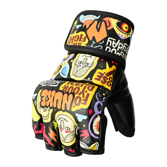 NUKE PRO GEAR KIDS GRAPPLING MMA GLOVES